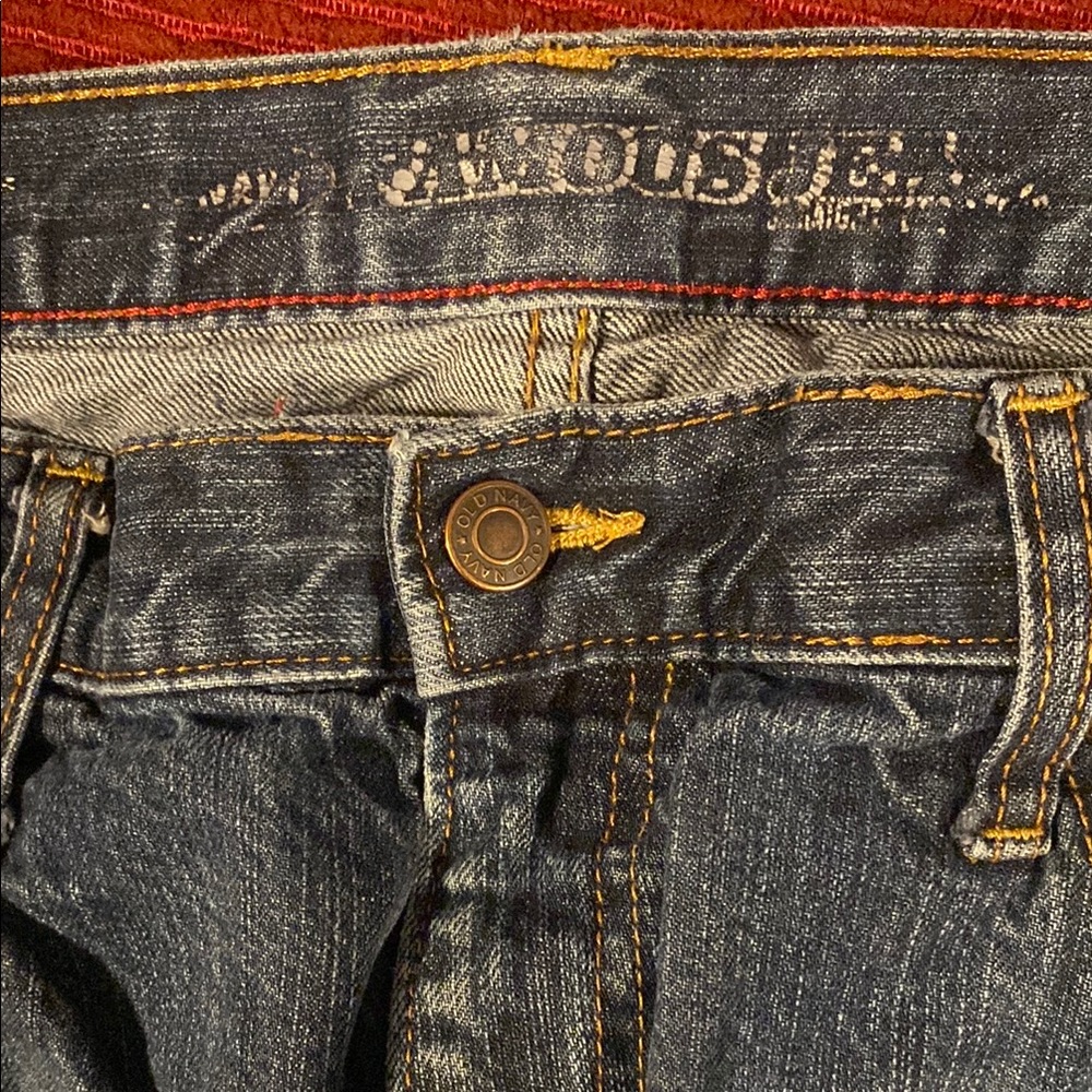 Old Navy Blue Relaxed Jeans with Vintage Wash